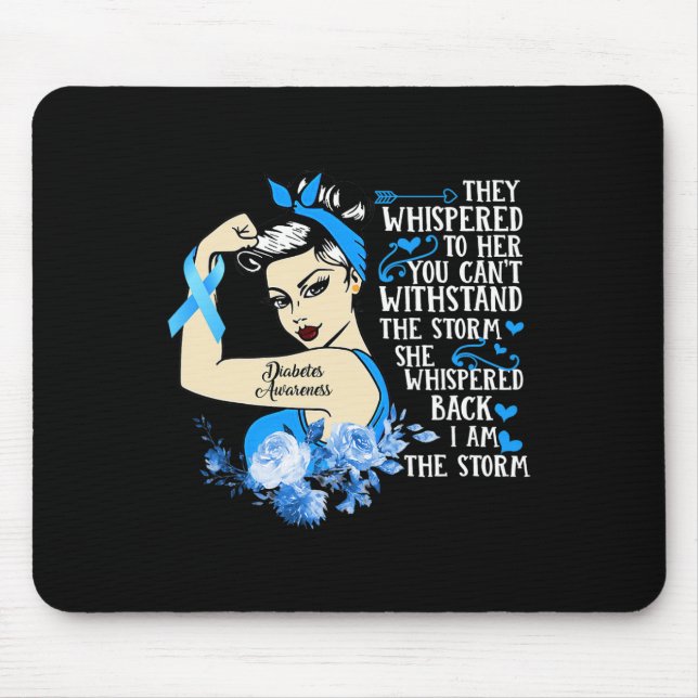 Alfombrilla De Ratón Regalo Del Mes De Concienciación Sobre La Diabetes (Frente)