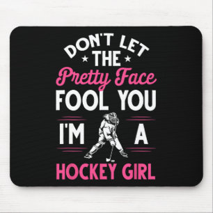 Alfombrilla De Ratón Regalo Divertido de Hockey para Chicas para Mujere