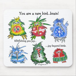 Alfombrilla De Ratón Regalo divertido Mousepad del navidad del kiwi del