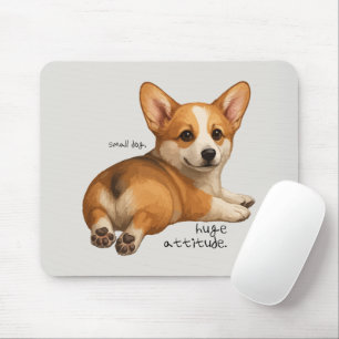 Alfombrilla De Ratón Regalo divertido para amantes de Corgi 'Perro Pequ