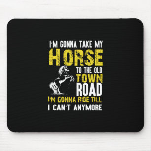 Alfombrilla De Ratón Regalo ecuestre Voy A Tomar Mi Caballo