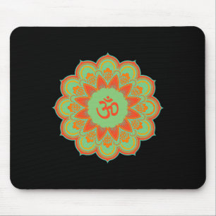 Alfombrilla De Ratón Regalo espiritual de yoga mandala del símbolo Om O