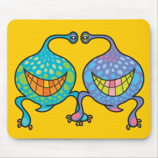 Alfombrilla De Ratón Regalo Mousepad de Sr. y de señora Blob Cartoon
