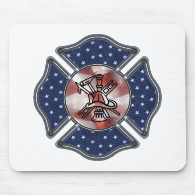 Alfombrilla De Ratón Regalo Mousepad del bombero (Frente)