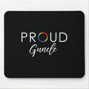 Alfombrilla De Ratón Regalo orgulloso del mes del orgullo Guncle Cute L