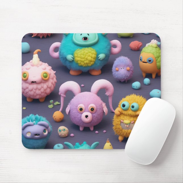 Alfombrilla De Ratón Regalo Para Haroon Modern 3D Photo Grid Mouse Pad (Con ratón)