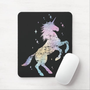 Alfombrilla De Ratón Regalo para niñas amantes de los unicornios hadas