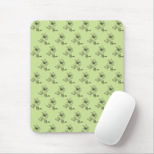 Alfombrilla De Ratón Regalo personalizado de flor de abeja de miel