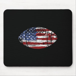 Alfombrilla De Ratón Regalo Vintage Fútbol Usa Bandera Americana 