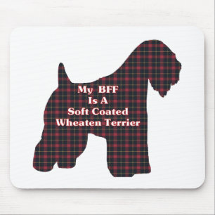 Alfombrilla De Ratón Regalos BFF de llantas blandas y de Terrier