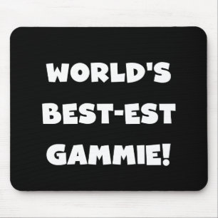Alfombrilla De Ratón Regalos blancos y negros del Mejor-est Gammie del 