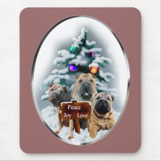 Alfombrilla De Ratón Regalos chinos de Navidades Shar-Pei