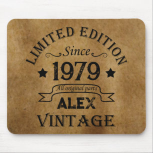 Alfombrilla De Ratón Regalos de 45 años personalizados vintage