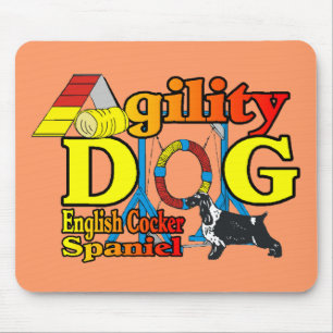 Alfombrilla De Ratón Regalos de agilidad de Cocker Español en Inglés