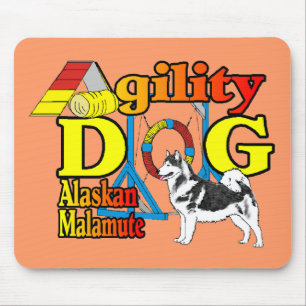Alfombrilla De Ratón Regalos de agilidad de Malamute en Alaska