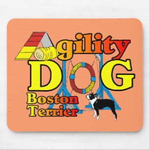 Alfombrilla De Ratón Regalos de Agilidad para Boston Terrier