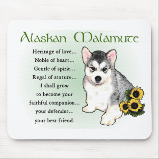 Alfombrilla De Ratón Regalos de Alaskan Malamute