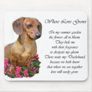 Alfombrilla De Ratón Regalos de arte de Dachshund