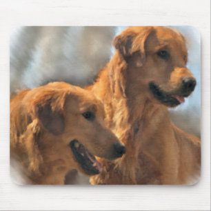 Alfombrilla De Ratón Regalos de arte de Golden Retriever