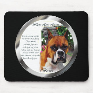 Alfombrilla De Ratón Regalos de arte de perro de Boxer