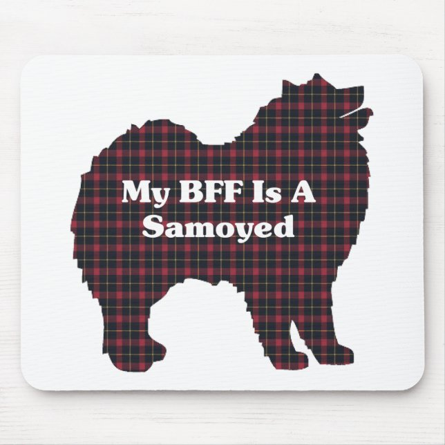 Alfombrilla De Ratón Regalos de BFF de Samoyed (Frente)