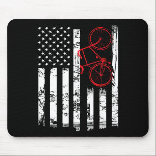 Alfombrilla De Ratón Regalos de Ciclismo de Montaña de Bandera American