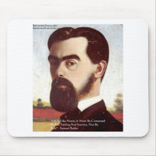 Alfombrilla De Ratón Regalos de citas de sabiduría de Samuel Butler "Vi