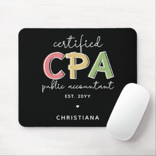 Alfombrilla De Ratón Regalos de Contadores Públicos certificados por CP