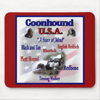 Alfombrilla De Ratón Regalos de Coonhound USA