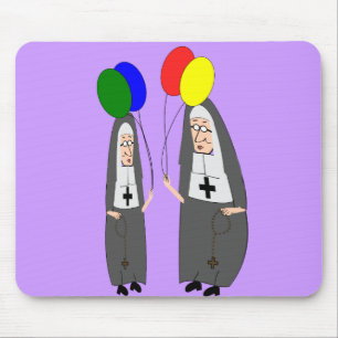 Alfombrilla De Ratón Regalos de cumpleaños de Nun