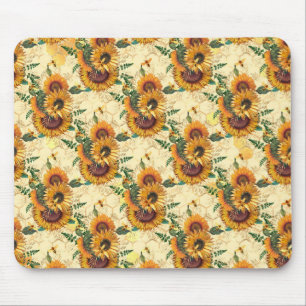 Alfombrilla De Ratón Regalos de girasol Giro giratorio giratorio