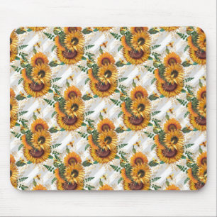 Alfombrilla De Ratón Regalos de girasol Mirar El Girasol