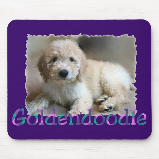 Alfombrilla De Ratón Regalos de Goldendoodle (Frente)