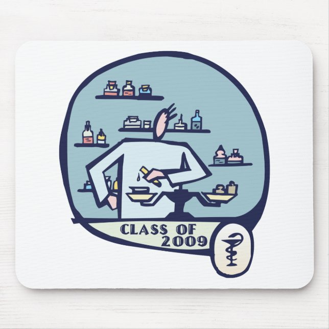 Alfombrilla De Ratón Regalos de la graduación del farmacéutico (Frente)