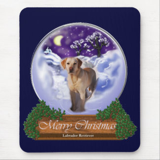 Alfombrilla De Ratón Regalos de Labrador Recuperador de Navidades