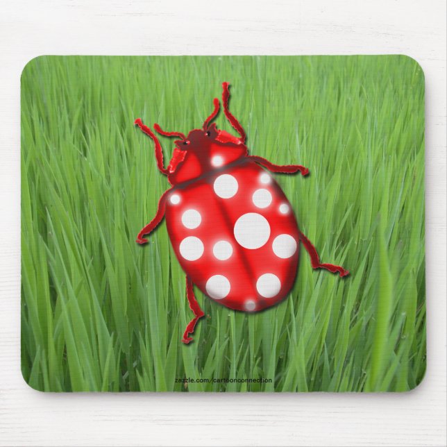Alfombrilla De Ratón Regalos de LadyBug para buzos y jardineros (Frente)