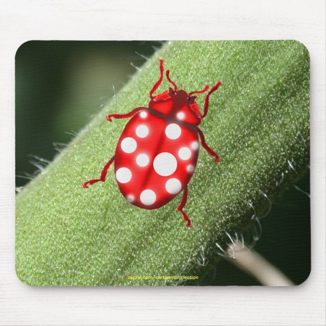 Alfombrilla De Ratón Regalos de LadyBug para buzos y jardineros (Frente)