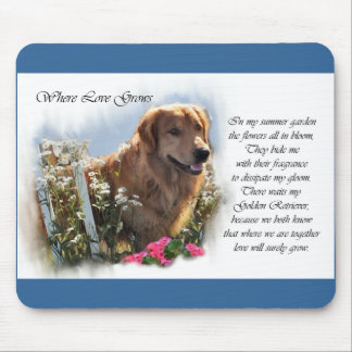 Alfombrilla De Ratón Regalos de los amantes del Golden Retriever