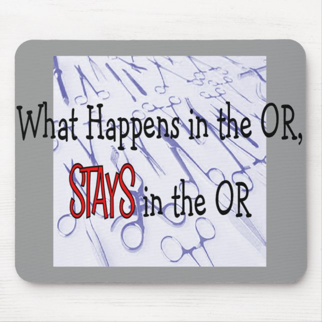 Alfombrilla De Ratón Regalos de los profesionales de la cirugía (Frente)