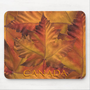 Alfombrilla De Ratón Regalos de Mousepad de la hoja de arce de Canadá