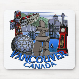 Alfombrilla De Ratón Regalos de Mousepad Vancouver del recuerdo de