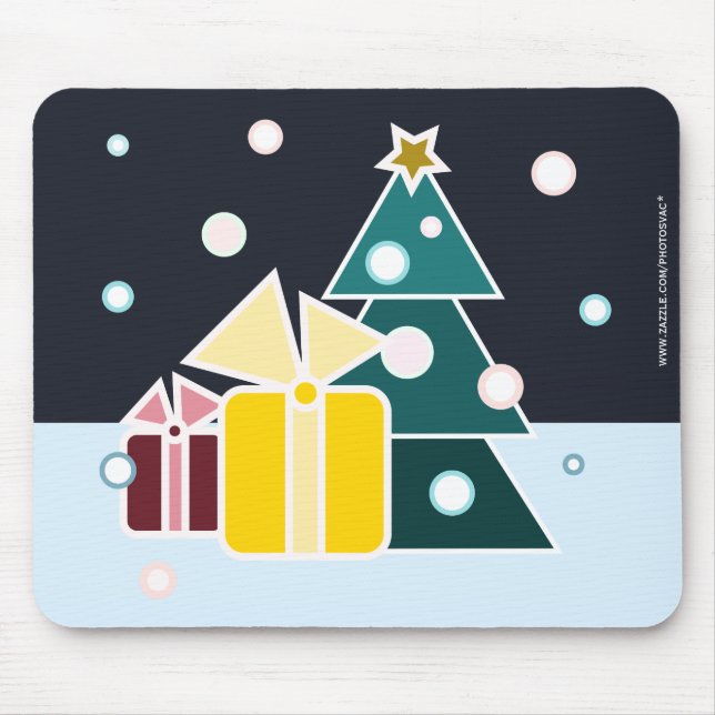 Alfombrilla De Ratón Regalos de Navidad (Frente)