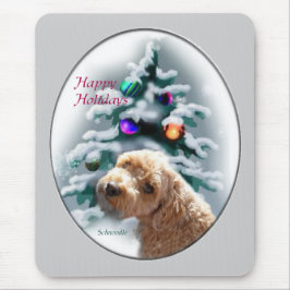 Alfombrilla De Ratón Regalos de Navidad para Schnoodle