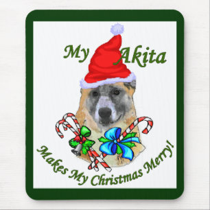Alfombrilla De Ratón Regalos de Navidades Akita