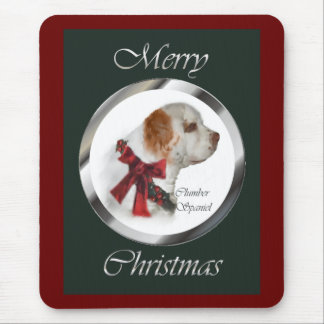 Alfombrilla De Ratón Regalos de Navidades de Clumber Spaniel