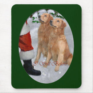 Alfombrilla De Ratón Regalos de Navidades de Golden Retriever