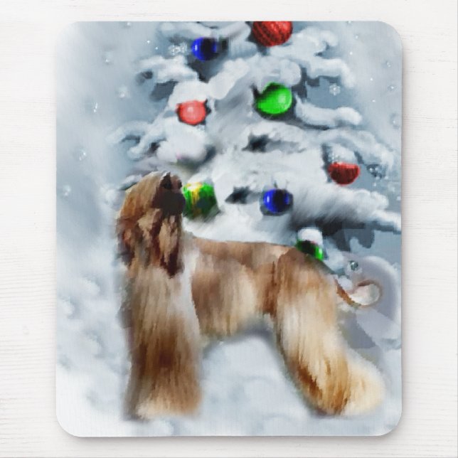 Alfombrilla De Ratón Regalos de Navidades de hebillas afganas (Frente)