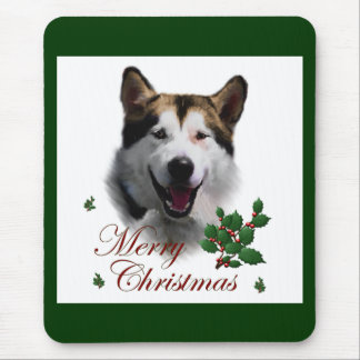 Alfombrilla De Ratón Regalos de Navidades de Malamute en Alaskan