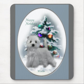 Alfombrilla De Ratón Regalos de Navidades de West Highland White Terrie