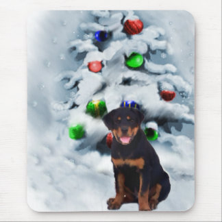 Alfombrilla De Ratón Regalos de Navidades Rottweiler